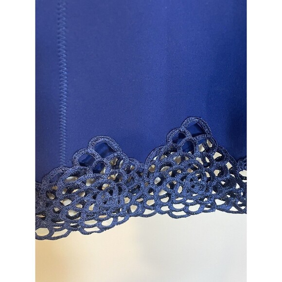 Elegant Blue Midi Dress - Picture 11 of 13